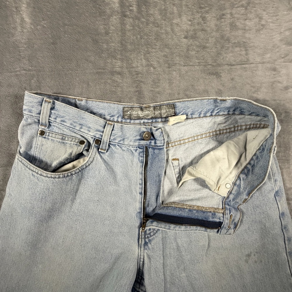 Vintage Eddie Bauer Jeans Men's 36x34 Fits 34x33 Relaxed Baggy Skate Grunge 90s - Picture 7 of 16